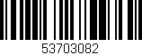Código de barras (EAN, GTIN, SKU, ISBN): '53703082'