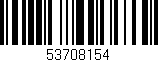 Código de barras (EAN, GTIN, SKU, ISBN): '53708154'