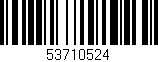Código de barras (EAN, GTIN, SKU, ISBN): '53710524'