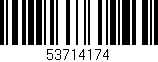 Código de barras (EAN, GTIN, SKU, ISBN): '53714174'