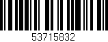 Código de barras (EAN, GTIN, SKU, ISBN): '53715832'