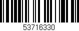 Código de barras (EAN, GTIN, SKU, ISBN): '53716330'