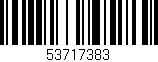 Código de barras (EAN, GTIN, SKU, ISBN): '53717383'