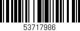 Código de barras (EAN, GTIN, SKU, ISBN): '53717986'