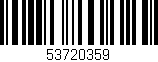 Código de barras (EAN, GTIN, SKU, ISBN): '53720359'