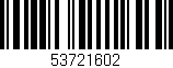 Código de barras (EAN, GTIN, SKU, ISBN): '53721602'