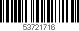 Código de barras (EAN, GTIN, SKU, ISBN): '53721716'