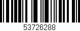 Código de barras (EAN, GTIN, SKU, ISBN): '53726288'