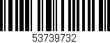 Código de barras (EAN, GTIN, SKU, ISBN): '53739732'