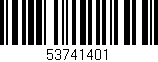 Código de barras (EAN, GTIN, SKU, ISBN): '53741401'