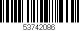 Código de barras (EAN, GTIN, SKU, ISBN): '53742086'