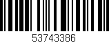 Código de barras (EAN, GTIN, SKU, ISBN): '53743386'