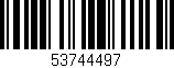 Código de barras (EAN, GTIN, SKU, ISBN): '53744497'