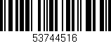 Código de barras (EAN, GTIN, SKU, ISBN): '53744516'