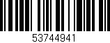 Código de barras (EAN, GTIN, SKU, ISBN): '53744941'