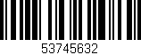 Código de barras (EAN, GTIN, SKU, ISBN): '53745632'
