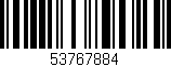 Código de barras (EAN, GTIN, SKU, ISBN): '53767884'