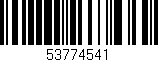 Código de barras (EAN, GTIN, SKU, ISBN): '53774541'
