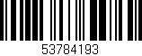 Código de barras (EAN, GTIN, SKU, ISBN): '53784193'