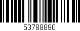 Código de barras (EAN, GTIN, SKU, ISBN): '53788890'