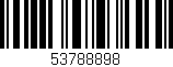 Código de barras (EAN, GTIN, SKU, ISBN): '53788898'