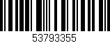 Código de barras (EAN, GTIN, SKU, ISBN): '53793355'