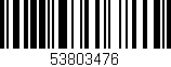 Código de barras (EAN, GTIN, SKU, ISBN): '53803476'