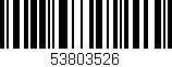 Código de barras (EAN, GTIN, SKU, ISBN): '53803526'