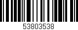 Código de barras (EAN, GTIN, SKU, ISBN): '53803538'
