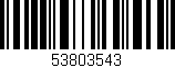 Código de barras (EAN, GTIN, SKU, ISBN): '53803543'