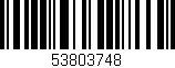 Código de barras (EAN, GTIN, SKU, ISBN): '53803748'