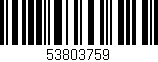 Código de barras (EAN, GTIN, SKU, ISBN): '53803759'