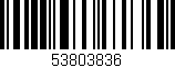 Código de barras (EAN, GTIN, SKU, ISBN): '53803836'