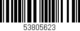 Código de barras (EAN, GTIN, SKU, ISBN): '53805623'