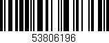 Código de barras (EAN, GTIN, SKU, ISBN): '53806196'