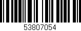 Código de barras (EAN, GTIN, SKU, ISBN): '53807054'