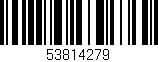 Código de barras (EAN, GTIN, SKU, ISBN): '53814279'