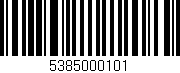 Código de barras (EAN, GTIN, SKU, ISBN): '5385000101'