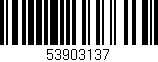 Código de barras (EAN, GTIN, SKU, ISBN): '53903137'