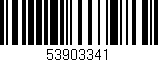 Código de barras (EAN, GTIN, SKU, ISBN): '53903341'