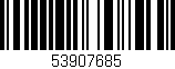 Código de barras (EAN, GTIN, SKU, ISBN): '53907685'