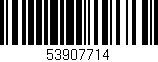 Código de barras (EAN, GTIN, SKU, ISBN): '53907714'