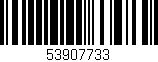 Código de barras (EAN, GTIN, SKU, ISBN): '53907733'