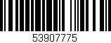 Código de barras (EAN, GTIN, SKU, ISBN): '53907775'