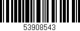 Código de barras (EAN, GTIN, SKU, ISBN): '53908543'