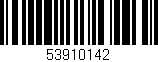 Código de barras (EAN, GTIN, SKU, ISBN): '53910142'