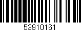 Código de barras (EAN, GTIN, SKU, ISBN): '53910161'