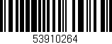 Código de barras (EAN, GTIN, SKU, ISBN): '53910264'