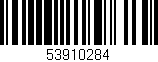 Código de barras (EAN, GTIN, SKU, ISBN): '53910284'