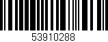 Código de barras (EAN, GTIN, SKU, ISBN): '53910288'